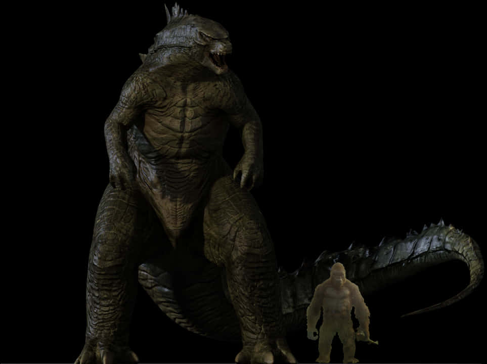Σύγκριση Κλίμακας Godzilla Ταπετσαρία