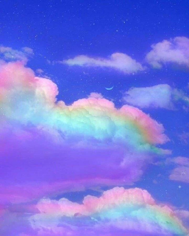 Σύννεφα Trippy Αισθητική Ταπετσαρία