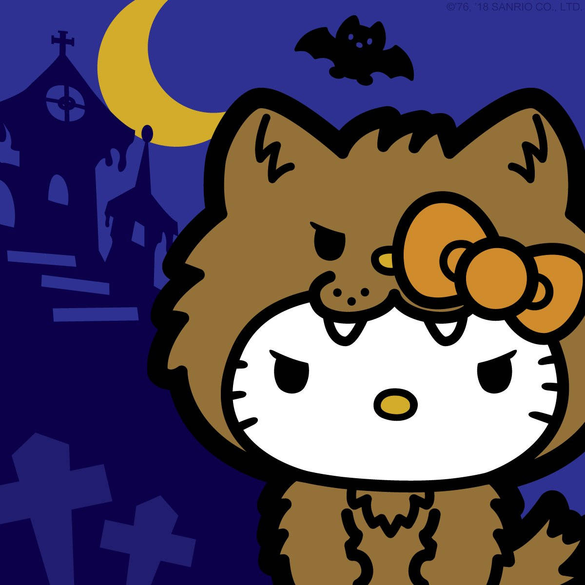 Τίγρης Hello Kitty Απόκριες Ταπετσαρία