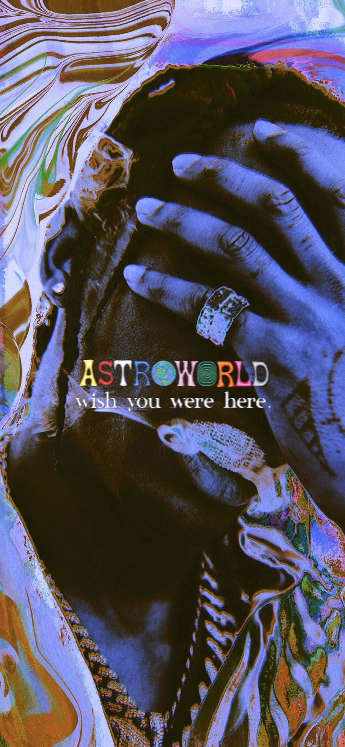 Τα Φώτα Λάμπουν Πιο Δυνατά Στο Astroworld Ταπετσαρία
