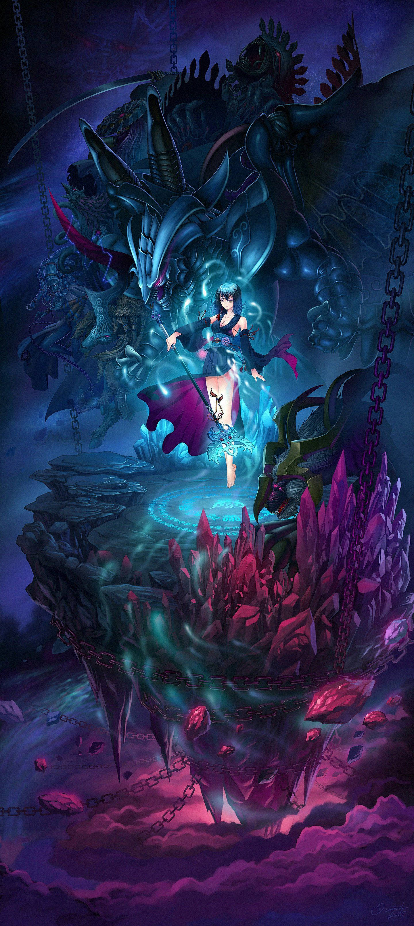Ταξίδι σε έναν Κόσμο Θαυμάτων με το Final Fantasy iPhone Ταπετσαρία