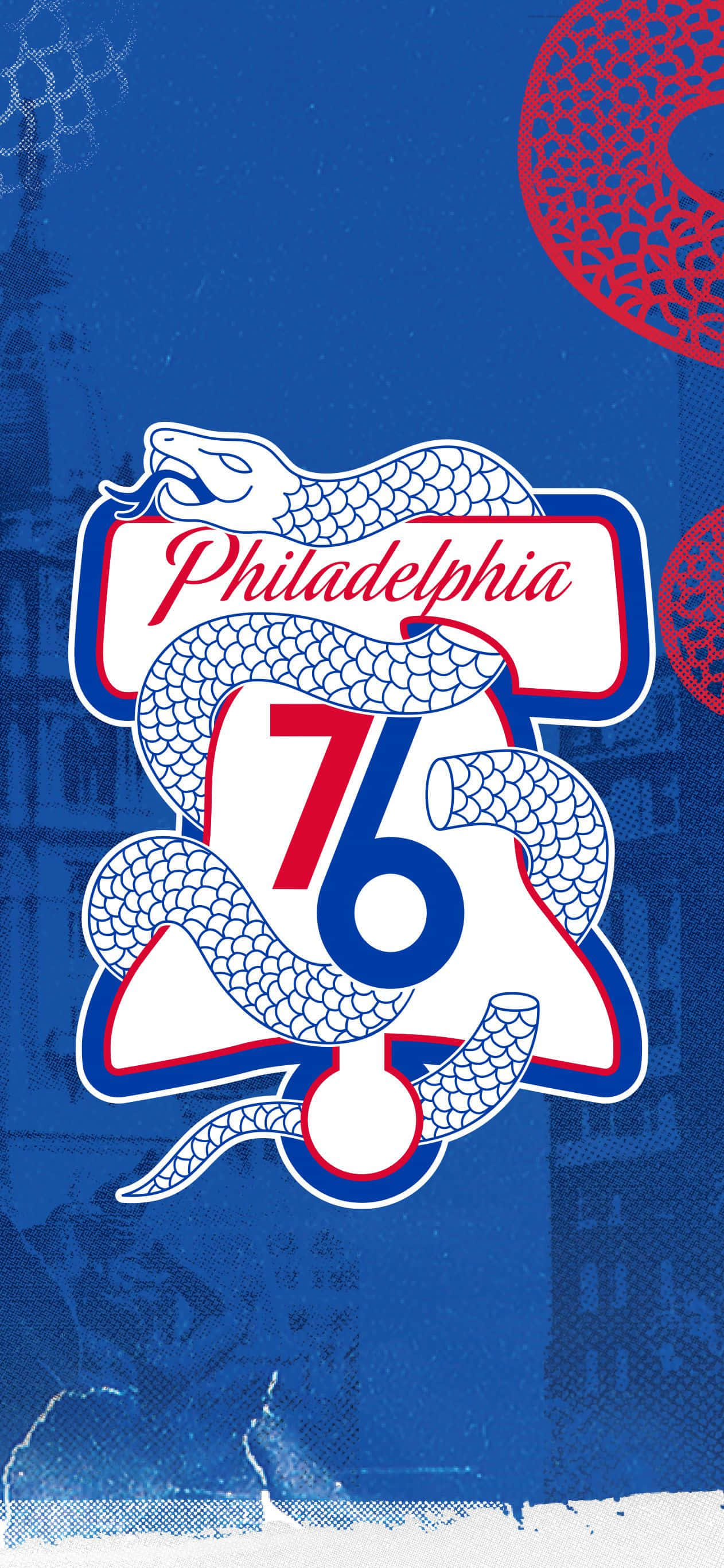 ταπετσαρία λογότυπου philadelphia 76 Ταπετσαρία