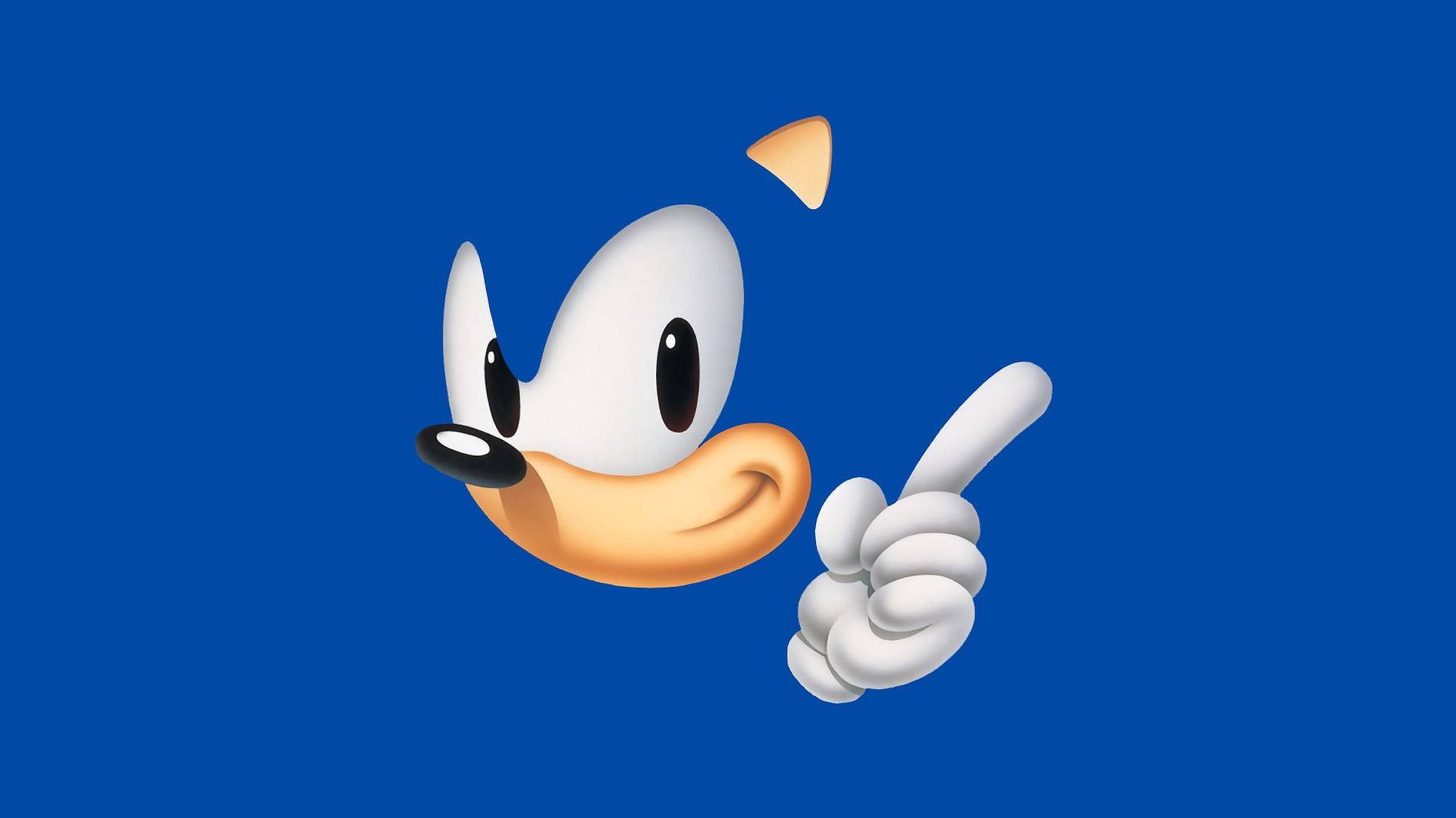Ταπετσαρία με τις αισθήσεις του Sonic ενσωματωμένες σε μπλε κάλυμμα. — Sonic Ταπετσαρία