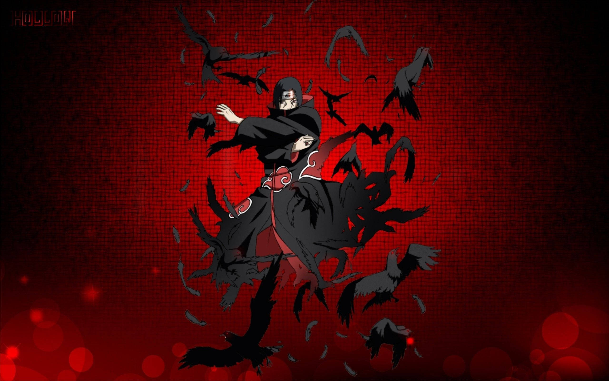 Το Genjutsu του Uchiha Itachi σε Laptop Naruto Ταπετσαρία