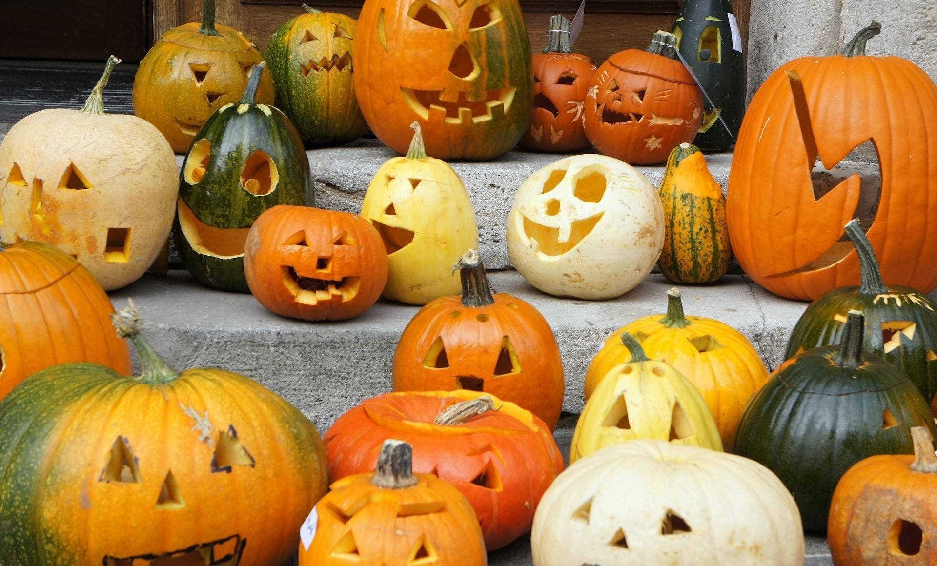 Το trick-or-treating έγινε πιο ανατριχιαστικό με αυτή την απόκοσμη φθινοπωρινή διακόσμηση! Ταπετσαρία