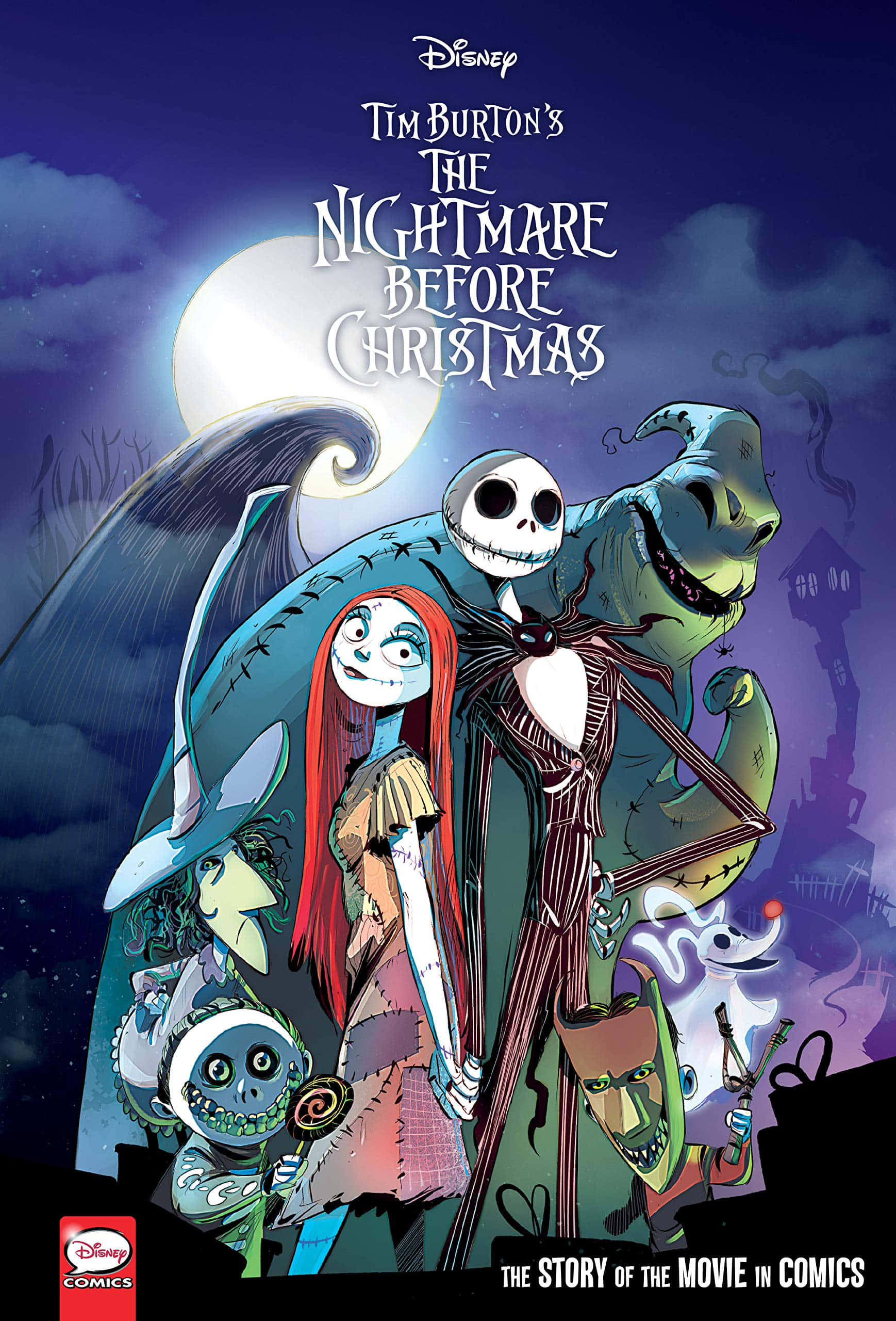 Το Ανατριχιαστικό Χαμόγελο του Jack Skellington Σας Καλωσορίζει Στην Πόλη του Halloween Ταπετσαρία