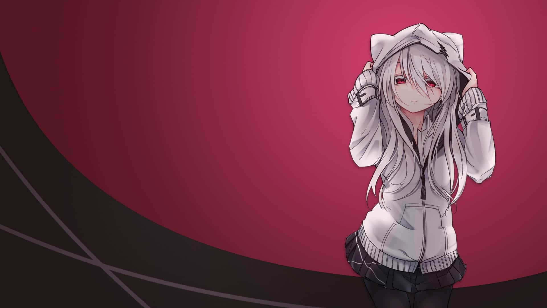 Το απόλυτο φθινοπωρινό αξεσουάρ: Hoodie με Anime Κορίτσι. Ταπετσαρία