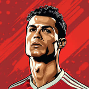 Κριστιάνο Ρονάλντο, CR7, ποδόσφαιρο, ο κορυφαίος, Ρονάλντο, Κόκκινο, Δυναμικό, Αισθητικό — Ποδόσφαιρο Ταπετσαρία