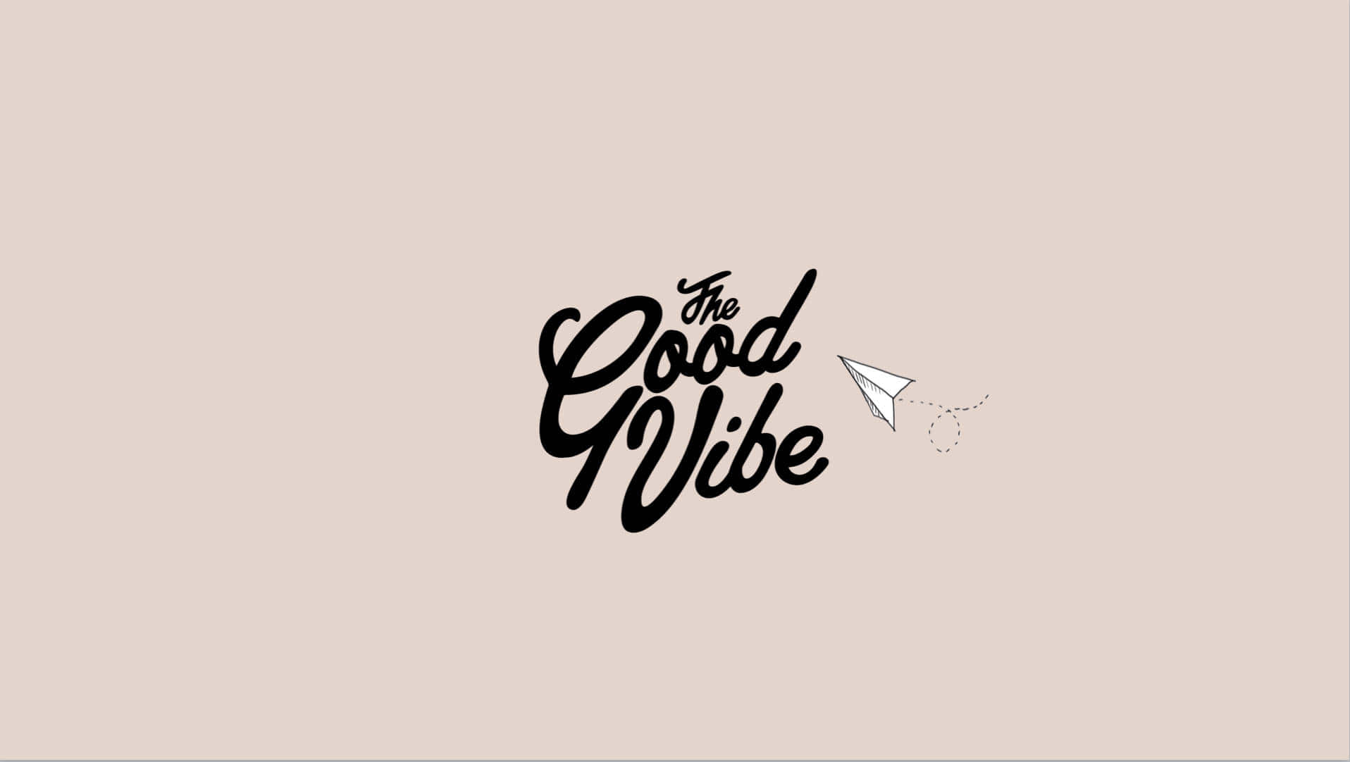 Το Λογότυπο The Good Vibe — Καφέ αισθητική GIF Ταπετσαρία
