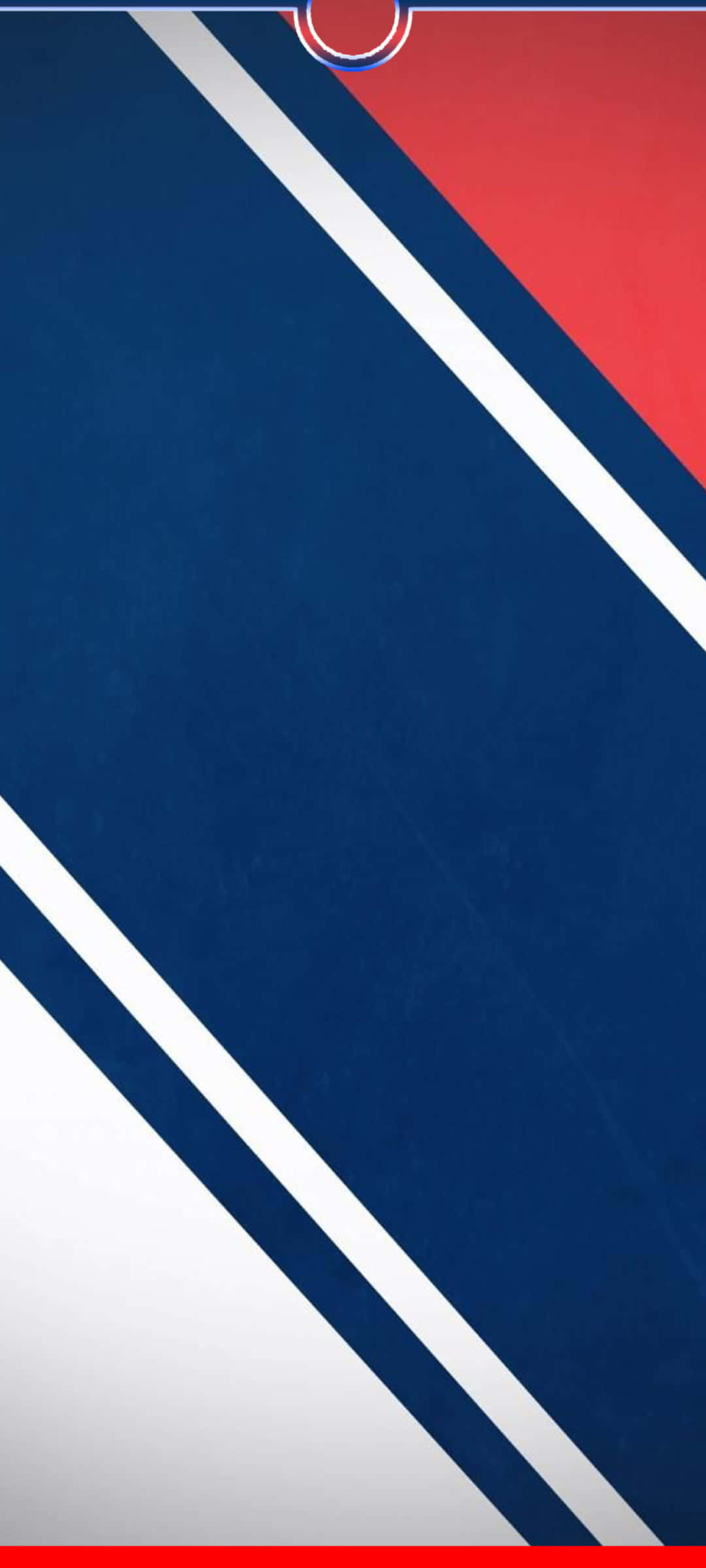 το λογότυπο των New York Rangers εμφανίζεται σε μπλε και κόκκινο φόντο Ταπετσαρία