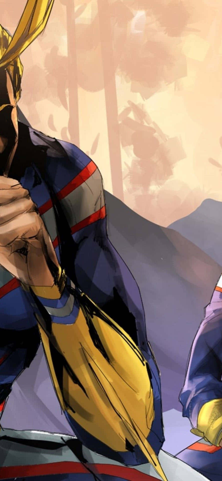 Το Σύμβολο της Ειρήνης - All Might Ταπετσαρία