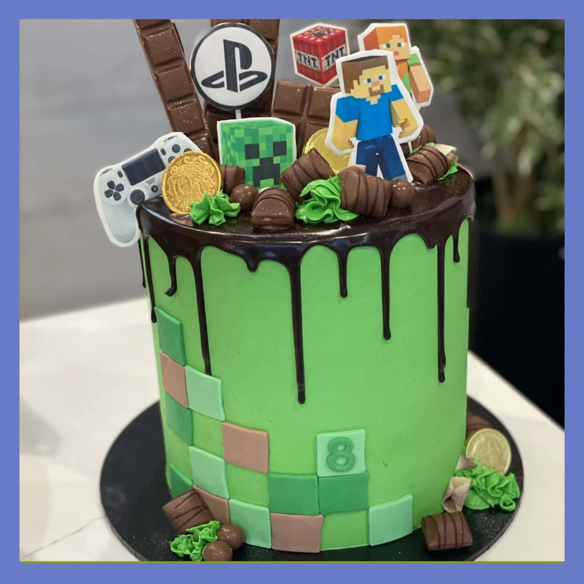 τούρτα γενεθλίων minecraft Ταπετσαρία