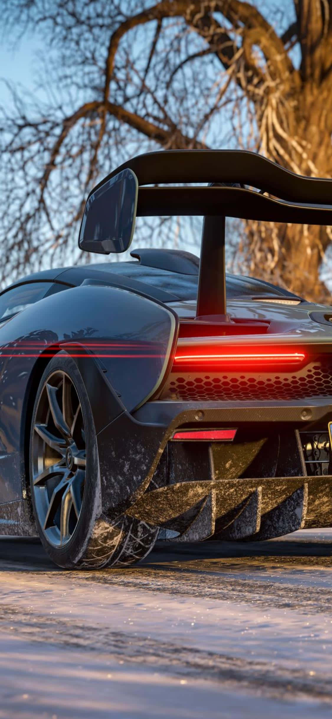 Τρέξτε στη γραμμή τερματισμού στο iPhone Xs Forza Horizon 4 Ταπετσαρία