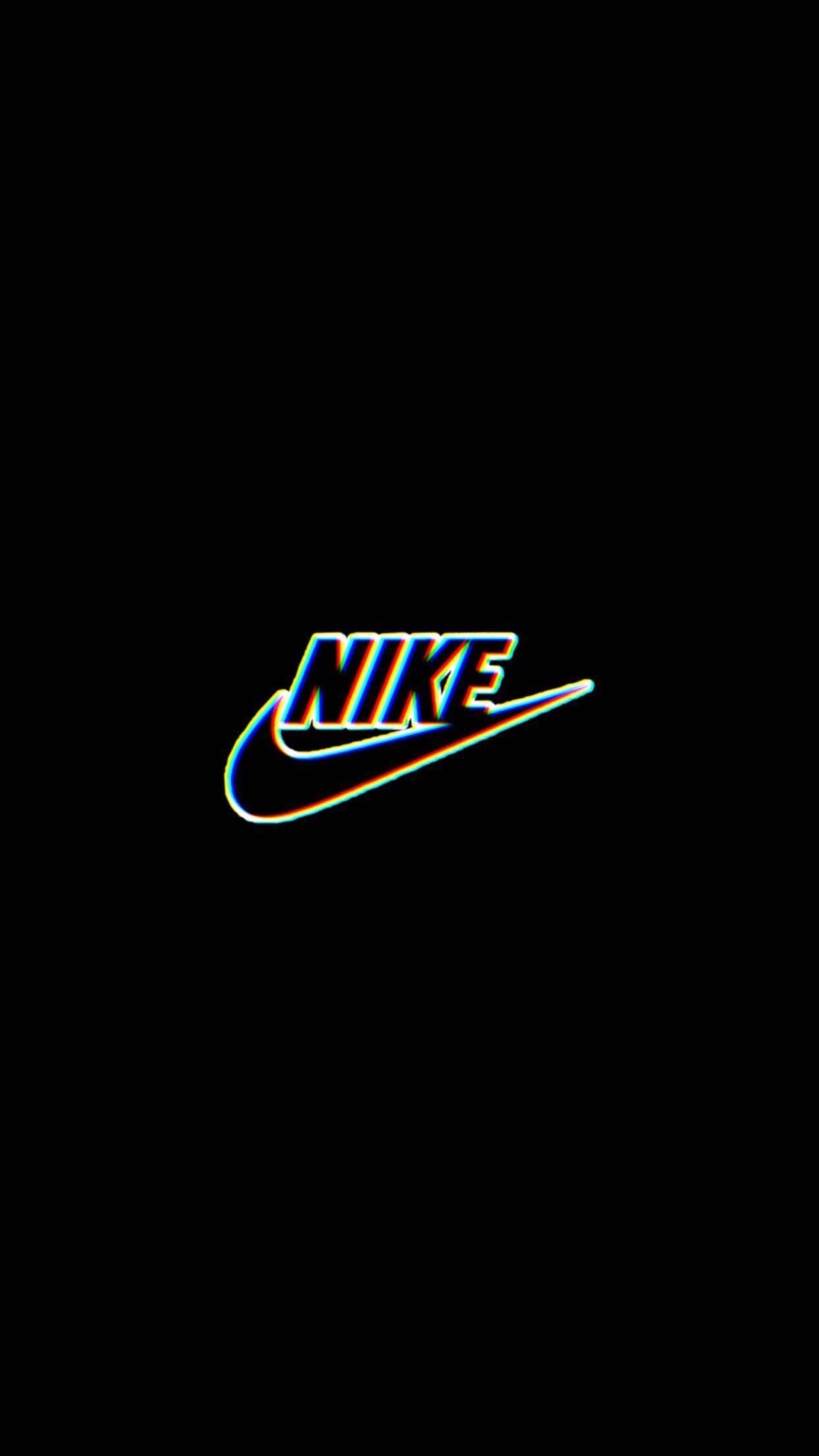Τρίπικο σκοτεινό αισθητικό λογότυπο Nike Ταπετσαρία