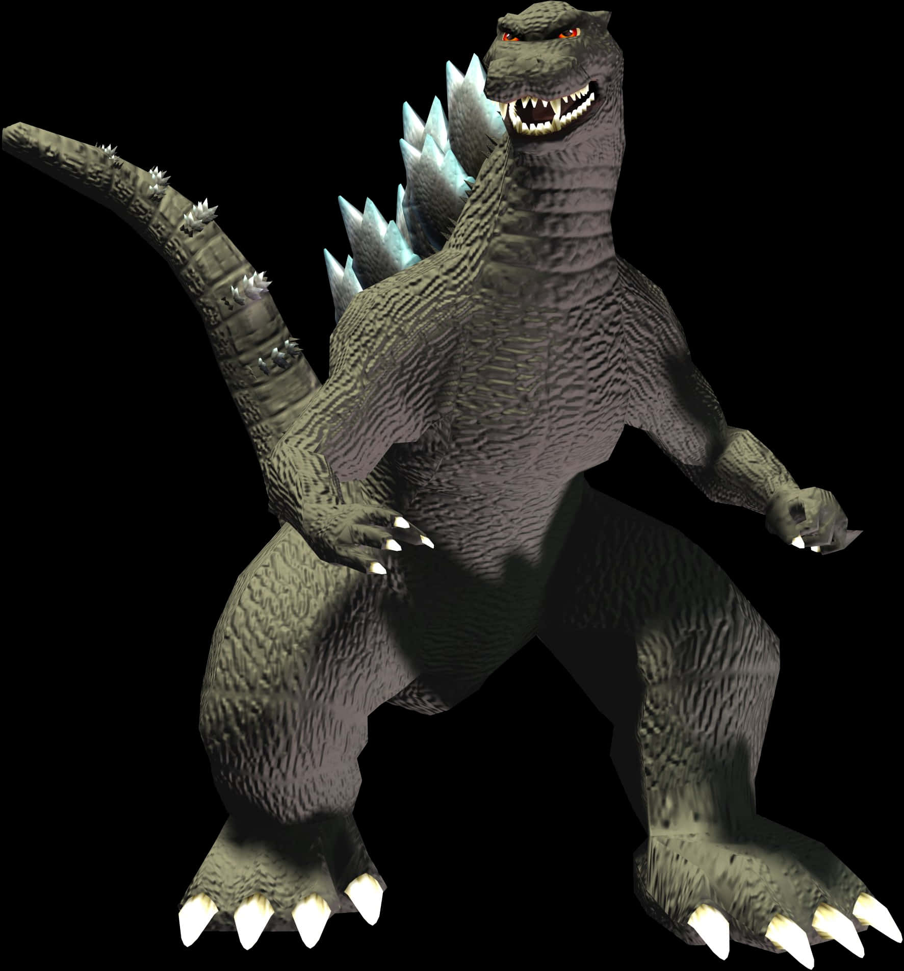 Τρισδιάστατη Απόδοση Μοντέλου Godzilla Ταπετσαρία