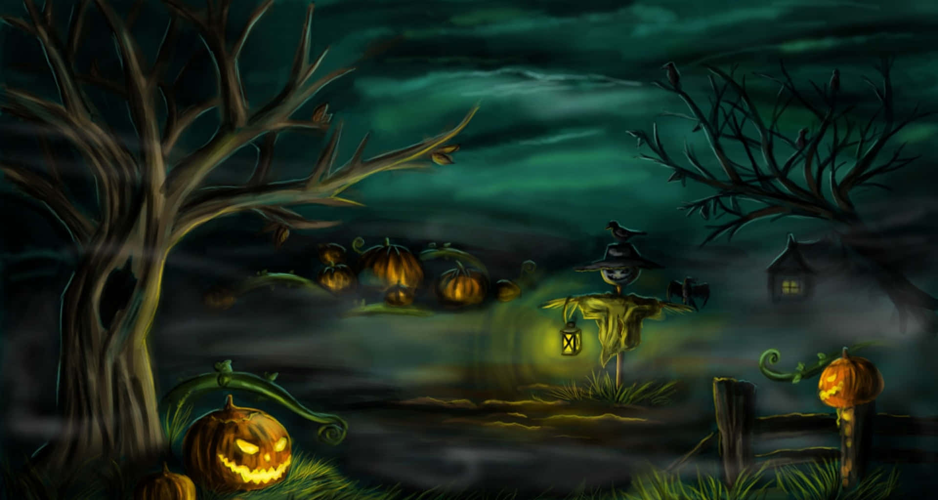 Τρομακτικές εικόνες Halloween Ταπετσαρία
