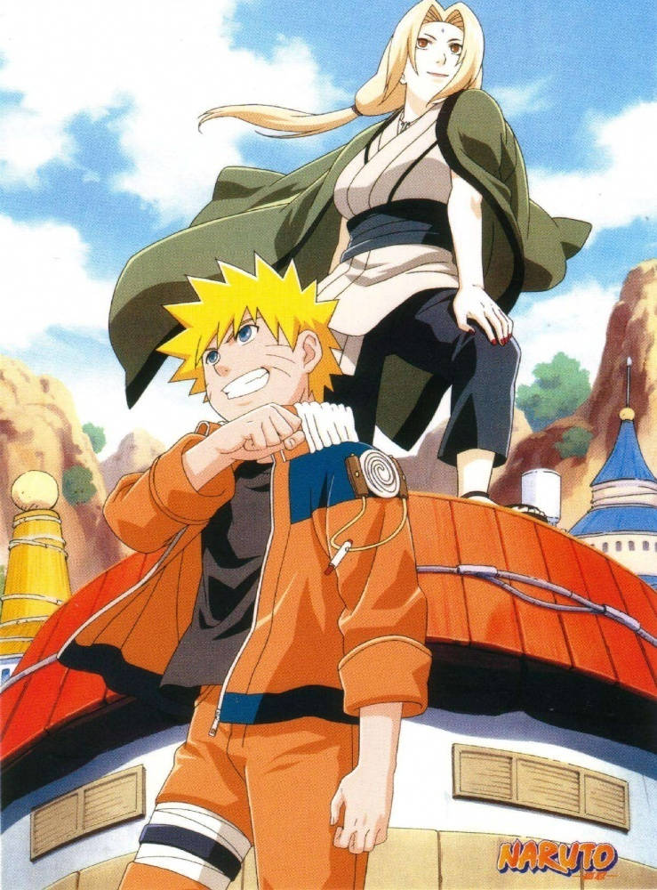Τσουνάντε και Νάρουτο Χαμογελαστοί — Cool naruto GIF Ταπετσαρία