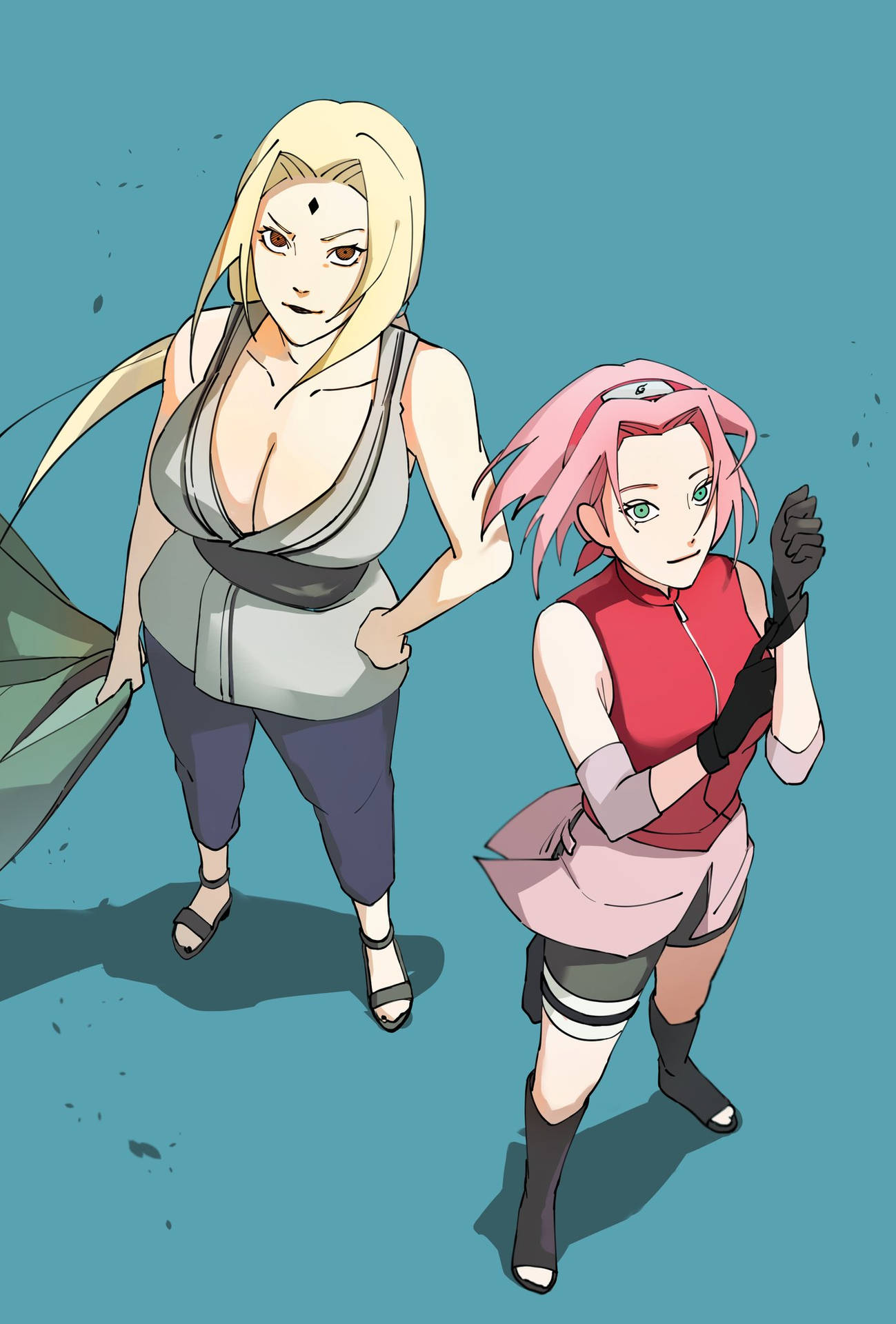 Τσουνάντε με τη Σακούρα — Naruto κινητό GIF Ταπετσαρία
