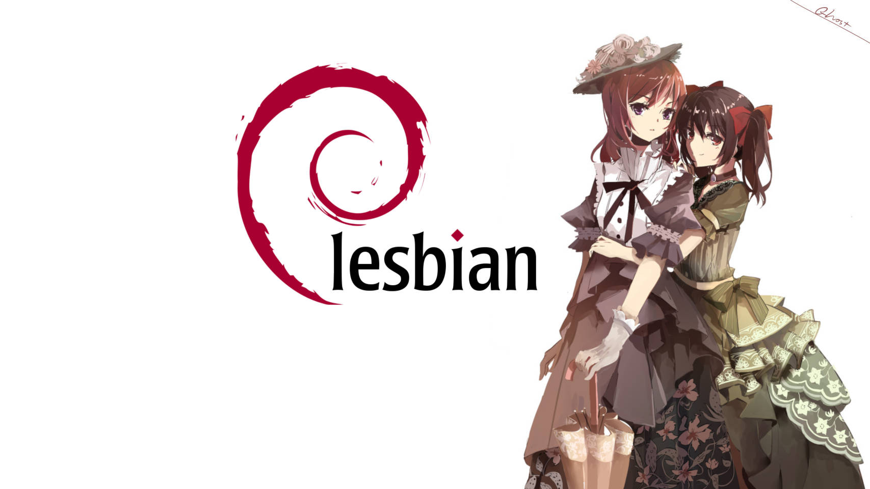 Υπέροχες Anime Λεσβίες Ταπετσαρία