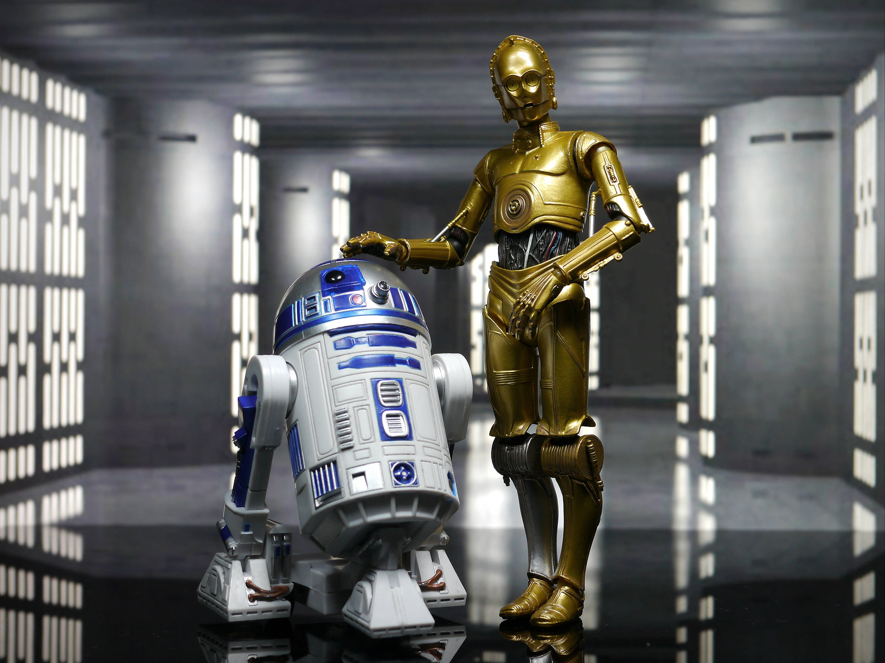 Φίλοι C3PO R2D2 Ταπετσαρία