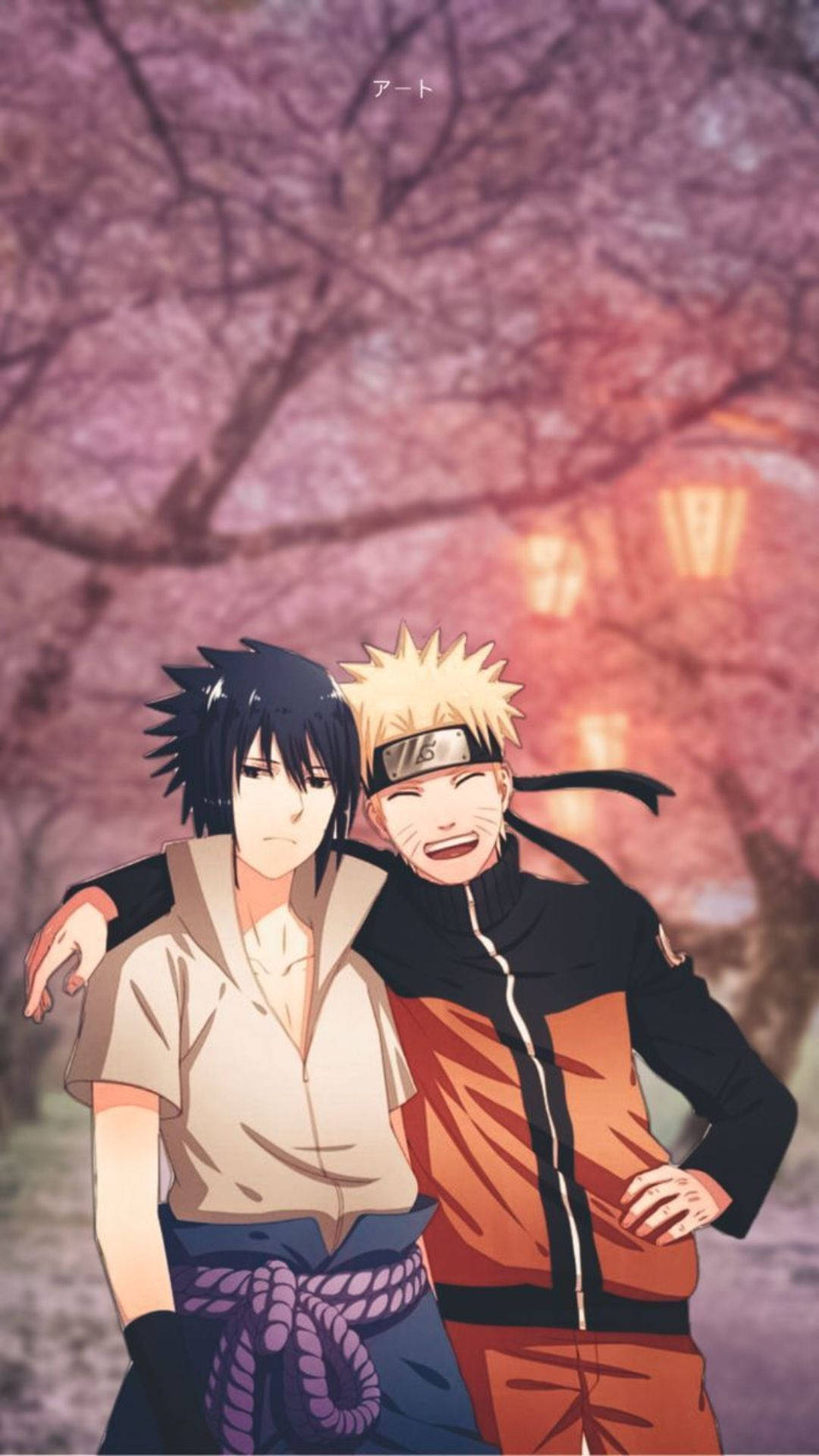 Φιλία Sasuke Naruto iPhone Anime Ταπετσαρία