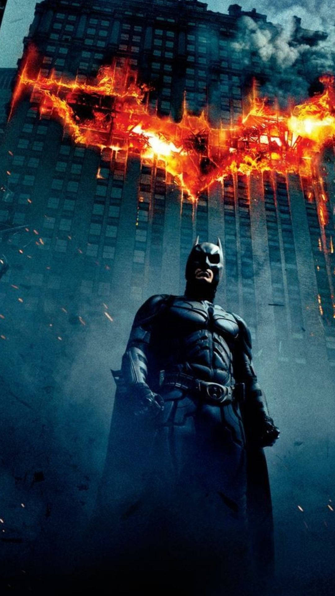 Φλεγόμενο Κτίριο στο Batman Arkham Knight για iPhone Ταπετσαρία