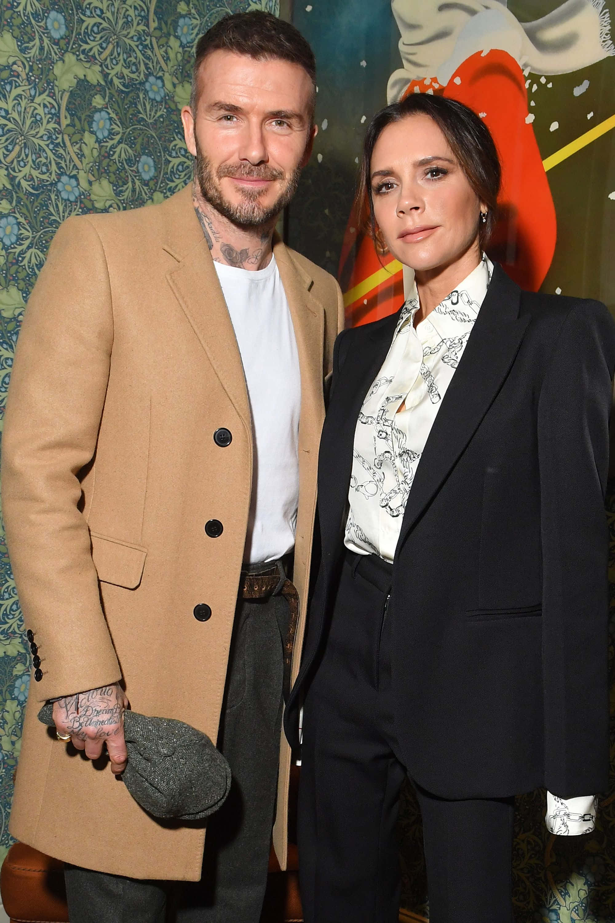 Φωτογραφία του Ζευγαριού David και Victoria Beckham Ταπετσαρία