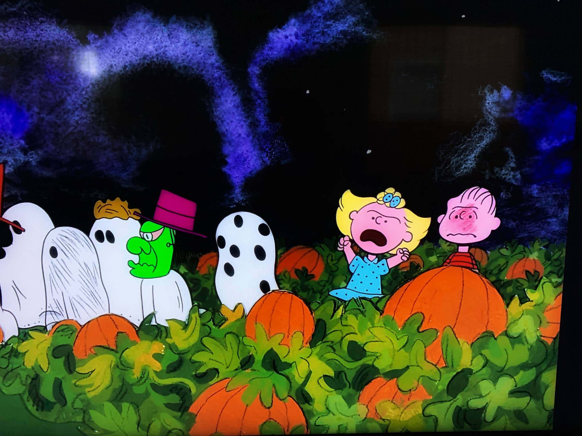 Φωτογραφίες Halloween του Τσάρλι Μπράουν Ταπετσαρία