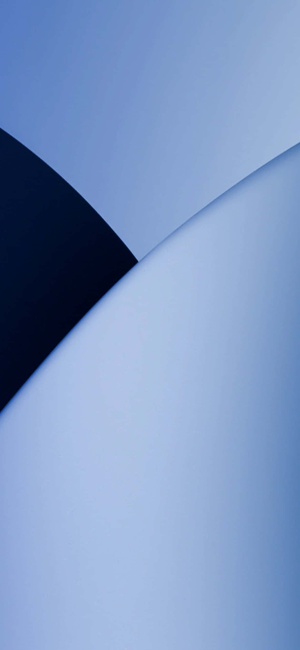 Φόντο με Ανοιχτούς Μπλε Κύκλους iOS 13 Ταπετσαρία