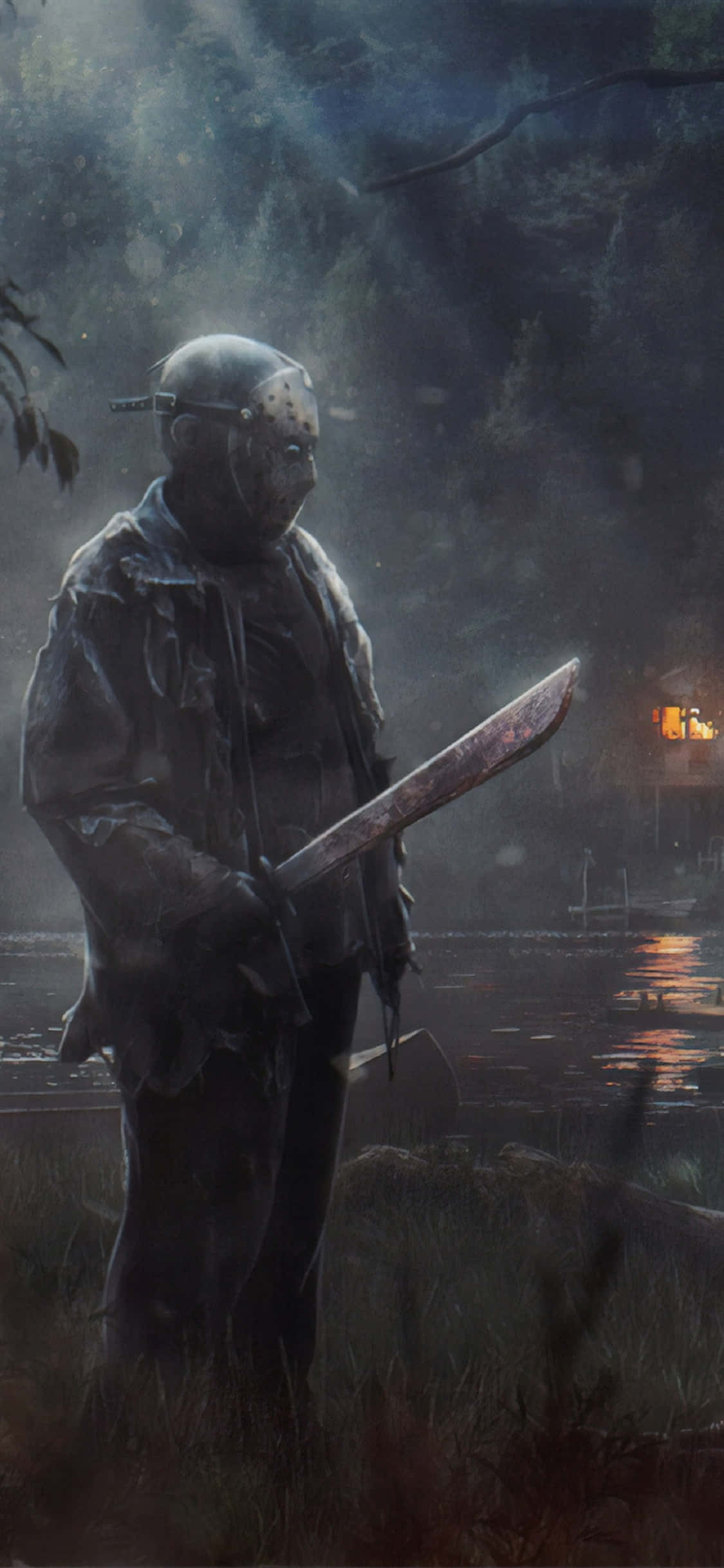 iPhone X Shadow Of Mordor Φόντο Jason Voorhees Ταπετσαρία