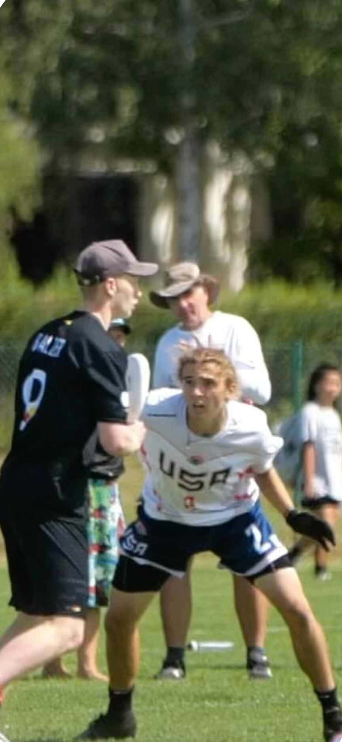 Φόντο iPhone X από ultimate frisbee - ασπρόμαυρο Ταπετσαρία