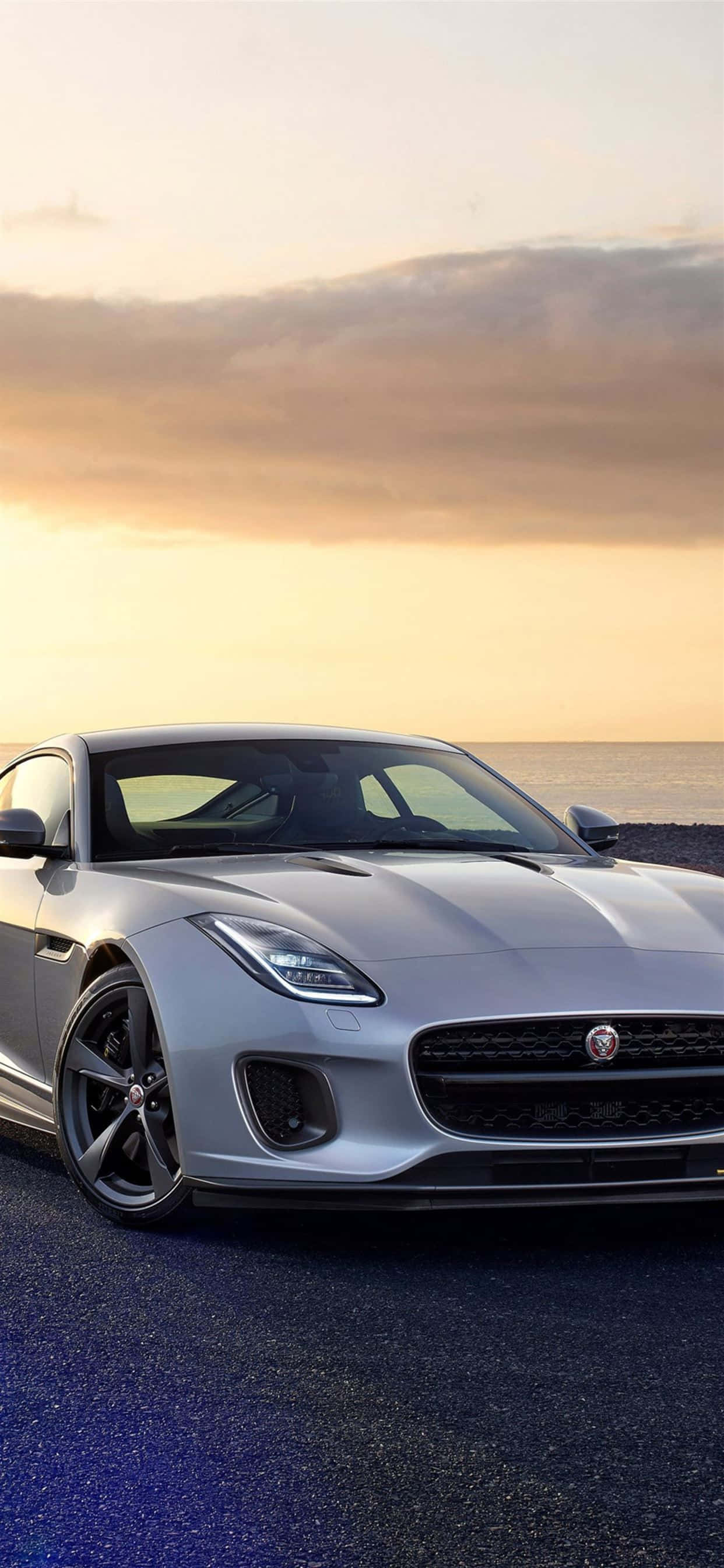 Φόντο iPhone XS Max Project Cars 2 Γκρι Jaguar F-Type Ταπετσαρία