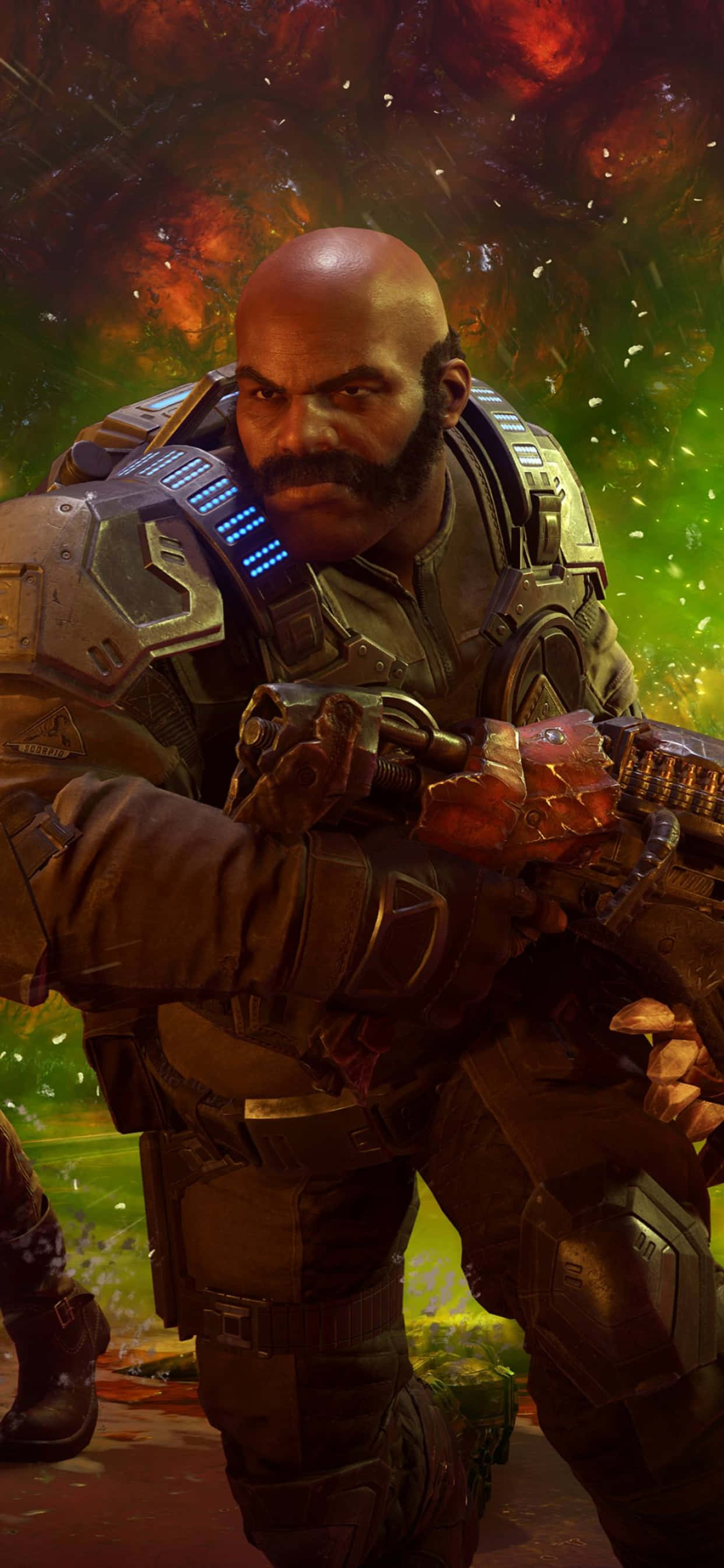 Φόντο iPhone XS Max Gears of War 5 Jeremiah Keegan Ταπετσαρία