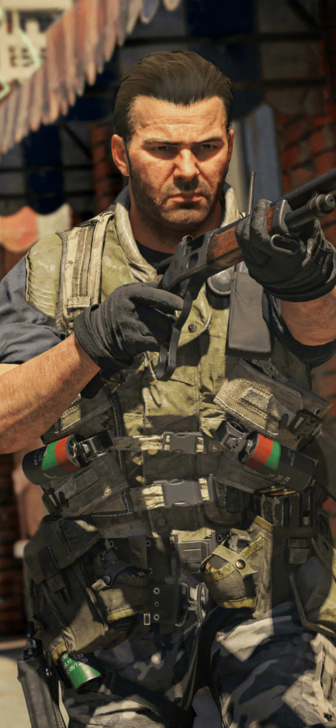 Φόντο iPhone Xs Call Of Duty Black Ops Cold War Mason Ταπετσαρία