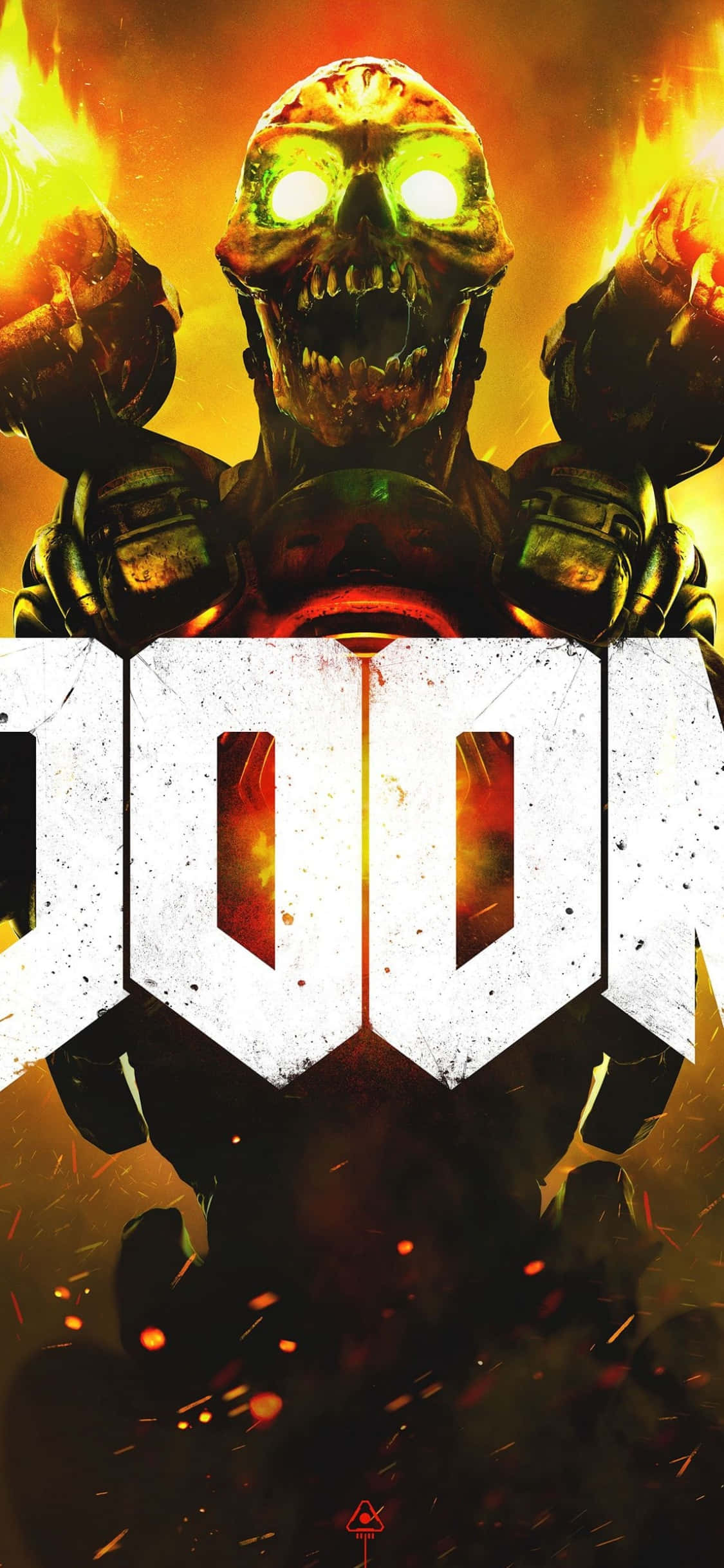 Φόντο Doom Video Game για iPhone Xs Ταπετσαρία