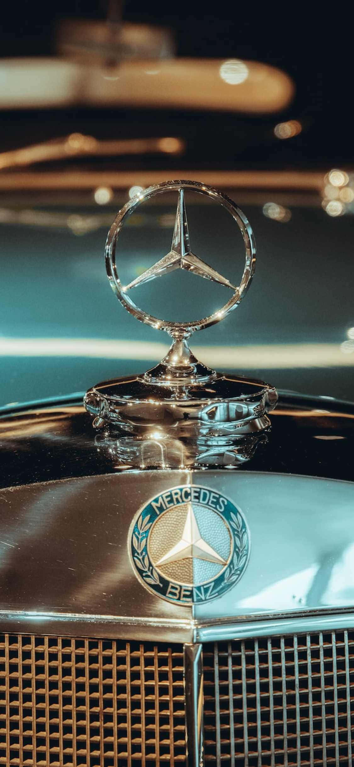 iPhone Xs Φόντο Mercedes Γκρι Mercedes-Benz 500K Ταπετσαρία