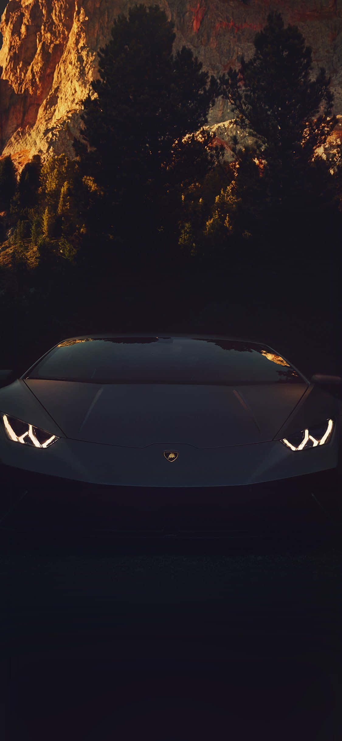 iPhone XS Max Project Cars 2 Ολόμαυρο Lamborghini Aventador Φόντο Ταπετσαρία
