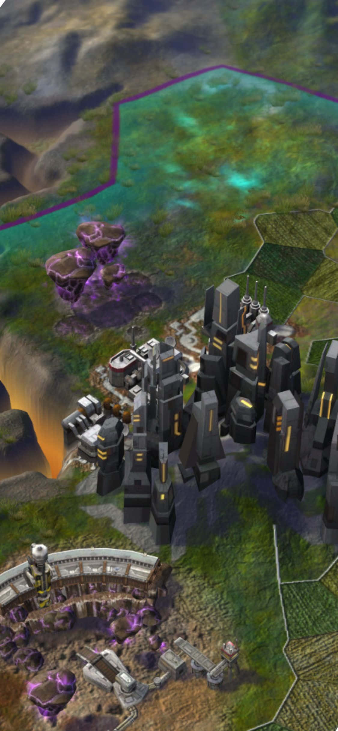 iPhone XS Civilization Beyond Earth Χάρτης Κοντινή Λήψη Φόντο Ταπετσαρία