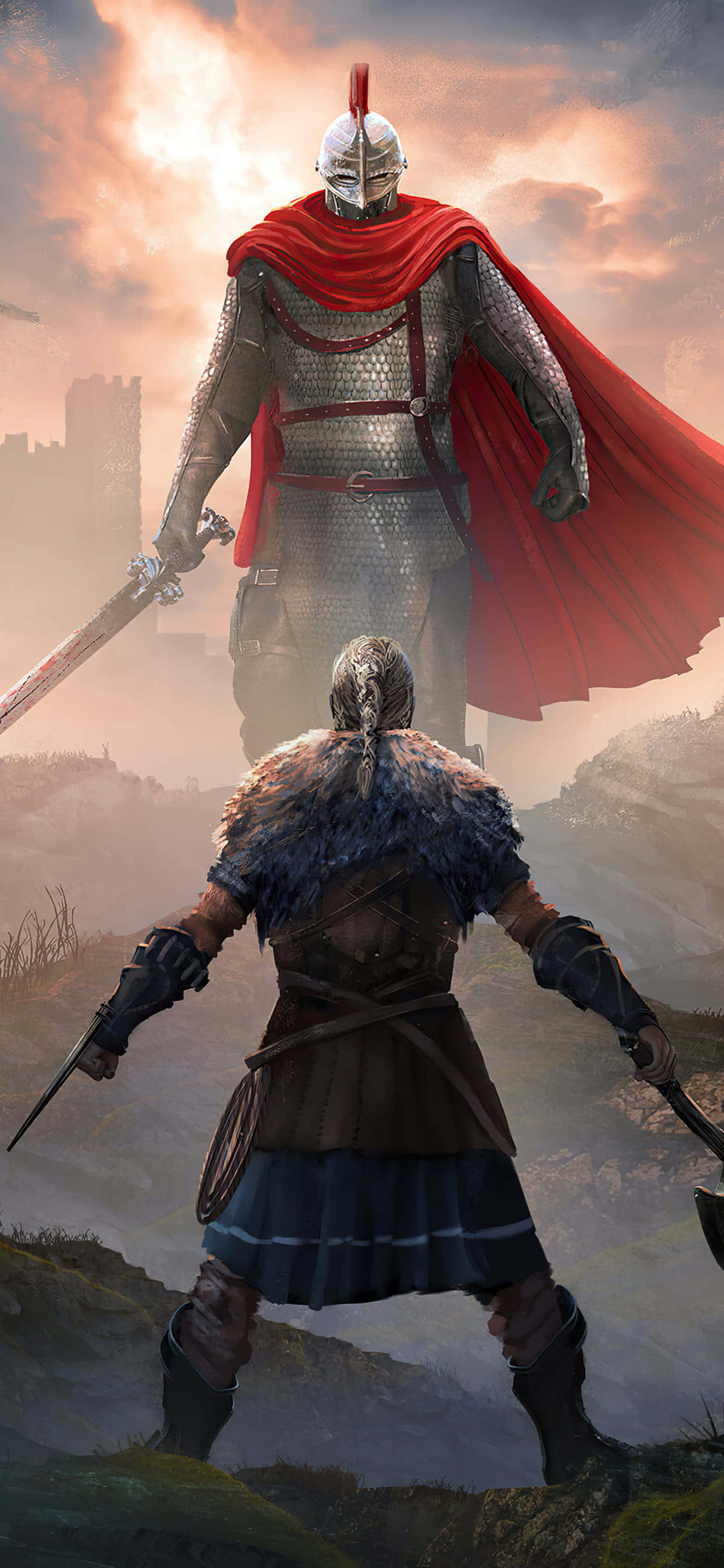 Βιντεοπαιχνίδι Δράσης iPhone Xs Max Assassin's Creed Valhalla Φόντο Ταπετσαρία
