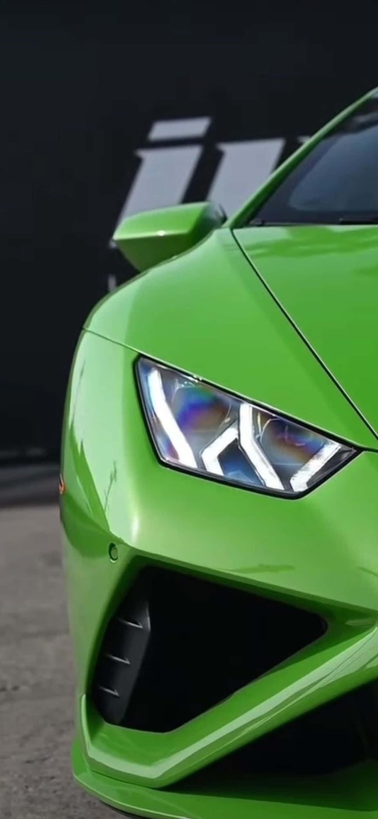 iPhone XS Max Lamborghini Πράσινο Φόντο Ταπετσαρία