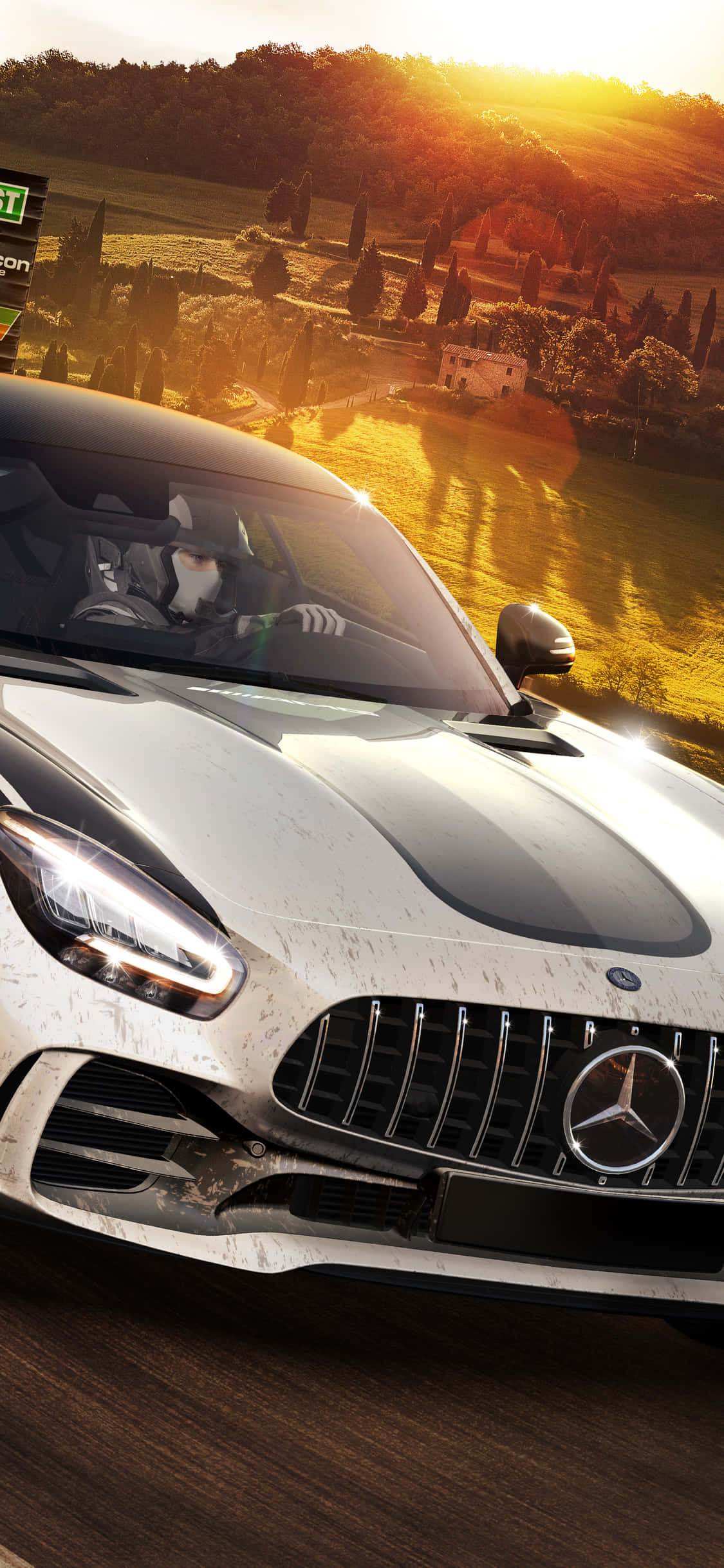 iPhone XS Max Project Cars 2 Ασημί Mercedes Benz Φόντο Ταπετσαρία