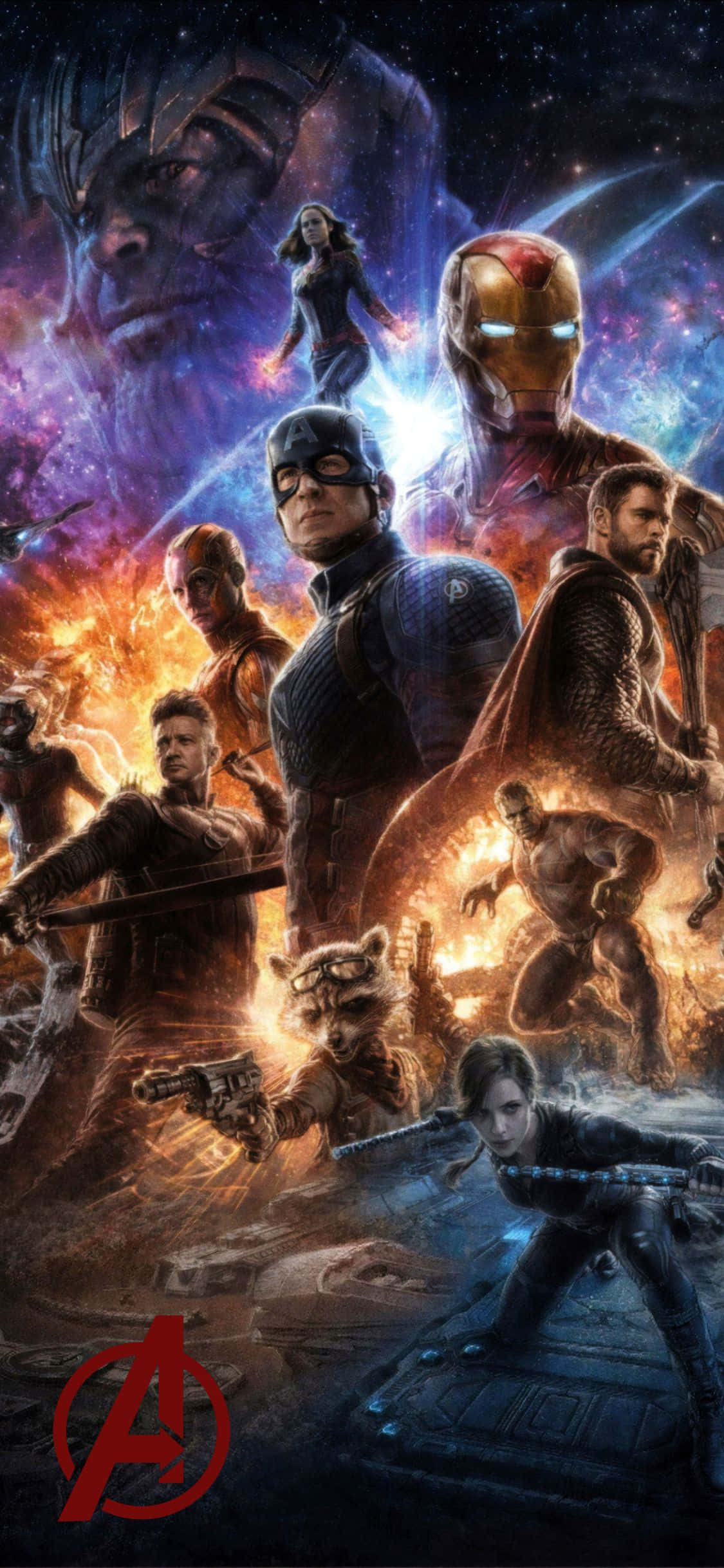 iPhone XS Avengers Ταπετσαρία Thanos Και Οι Ήρωες Ταπετσαρία