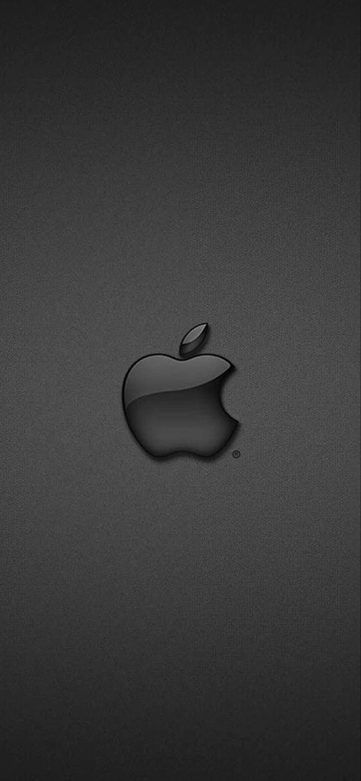 Φόντο Apple iPhone Xs Max Γκρι Λογότυπο Ταπετσαρία