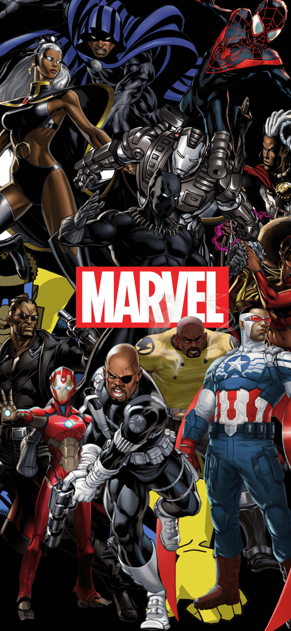 iPhone XS Max Marvel Νέοι Ήρωες Φόντο Ταπετσαρία