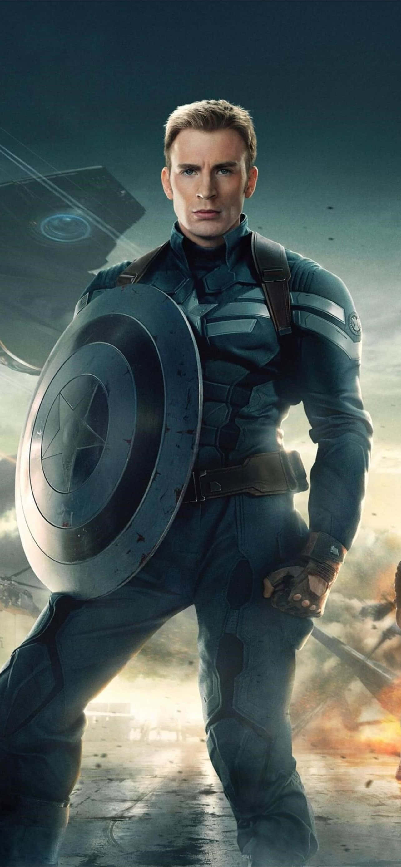 Φόντο MCU Ήρωας Steve Rogers Captain America: Ο Στρατιώτης του Χειμώνα Ταπετσαρία