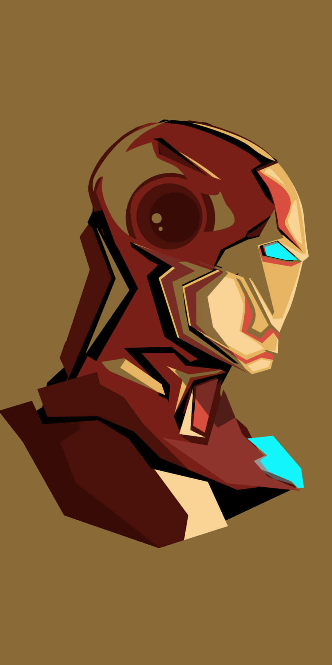 Φόντο Pixel 3 με Pop Head του Iron Man Ταπετσαρία