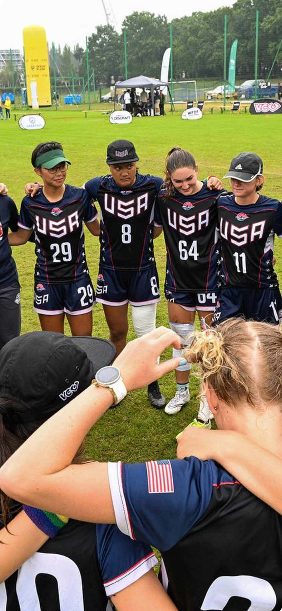 Κύκλος Φόντου Ultimate Frisbee για iPhone X Ταπετσαρία