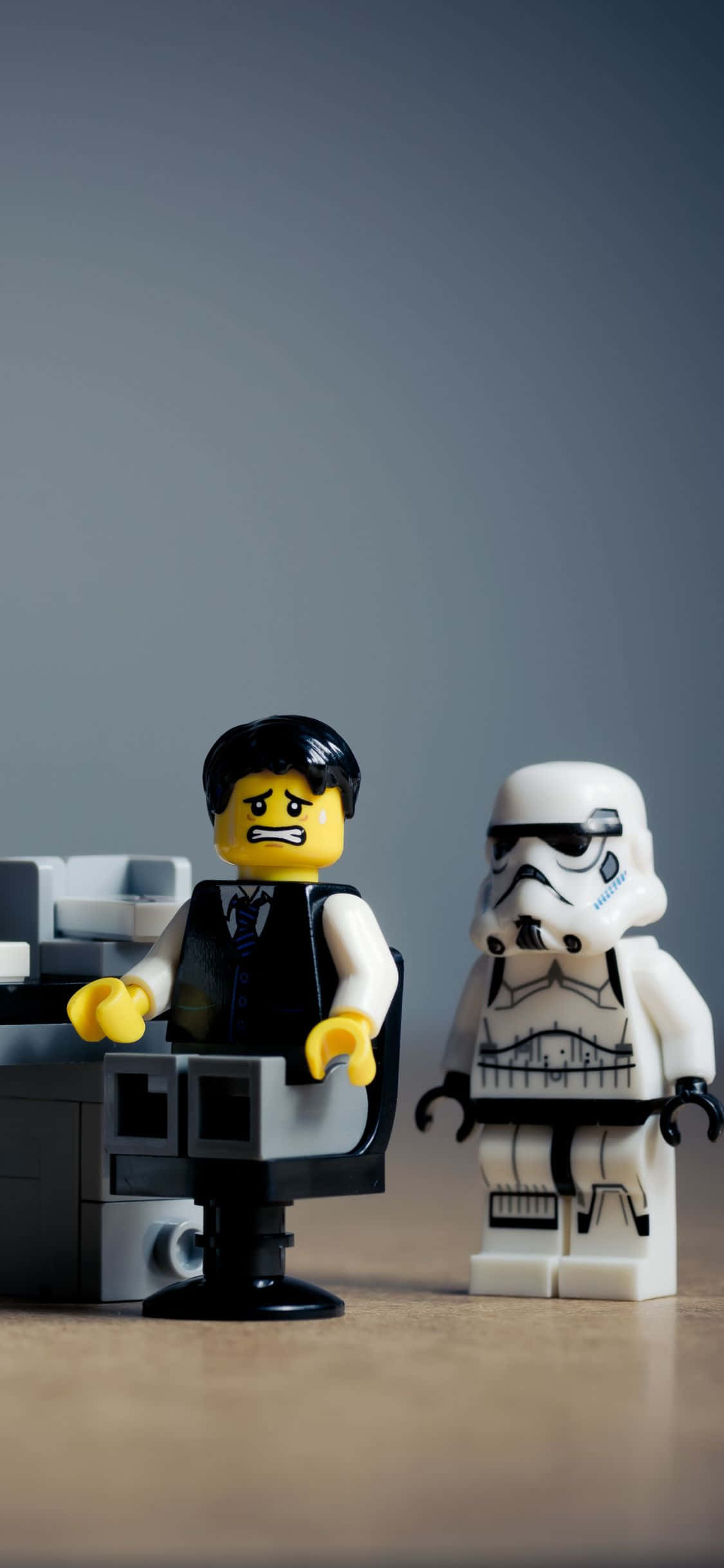 Φόντο γραφείου με Lego για iPhone XS Ταπετσαρία