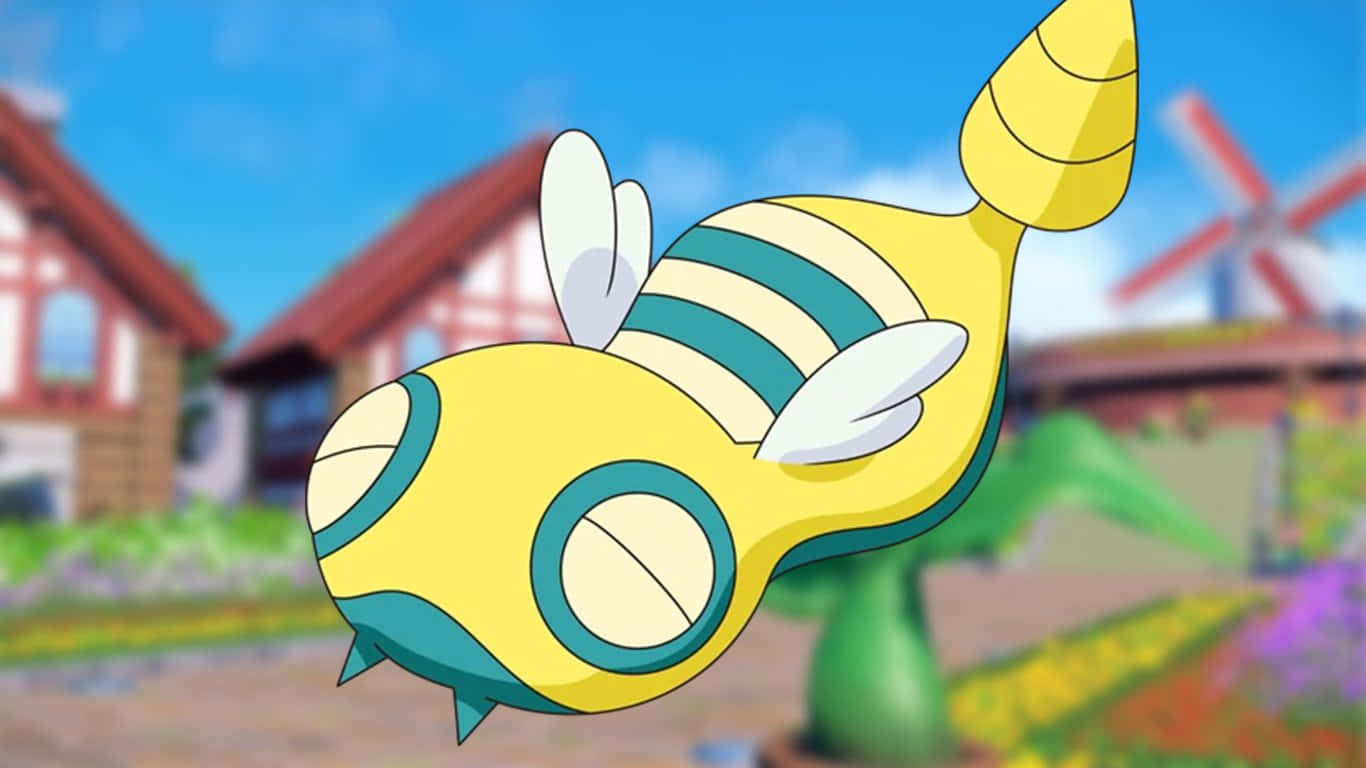 Φόντο με Σπίτια και Dunsparce Ταπετσαρία