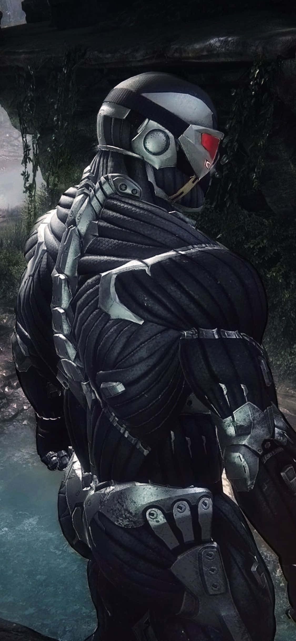 Φόντο με την Πλάτη της Νανοστολής Crysis 3 για iPhone X Ταπετσαρία